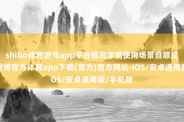 shibo体育游戏app平台概况字据使用场景自顺应刷新率-世博官方体育app下载(官方)官方网站·IOS/安卓通用版/手机版