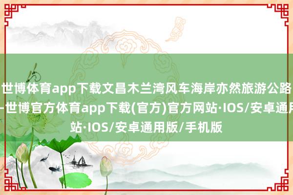 世博体育app下载文昌木兰湾风车海岸亦然旅游公路上一大亮点-世博官方体育app下载(官方)官方网站·IOS/安卓通用版/手机版