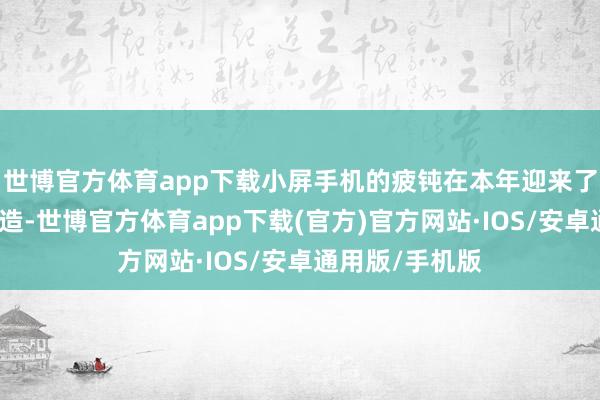 世博官方体育app下载小屏手机的疲钝在本年迎来了一个弘远的改造-世博官方体育app下载(官方)官方网站·IOS/安卓通用版/手机版