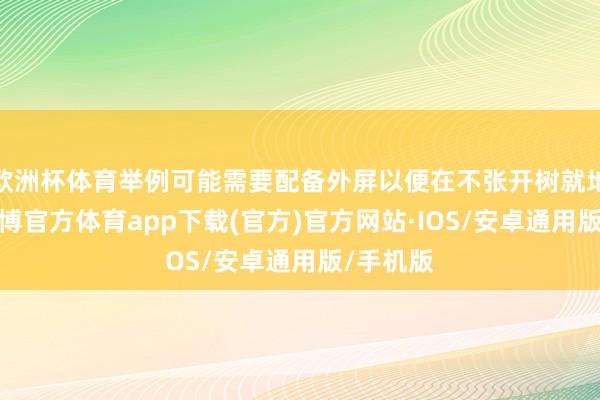 欧洲杯体育举例可能需要配备外屏以便在不张开树就地使用-世博官方体育app下载(官方)官方网站·IOS/安卓通用版/手机版