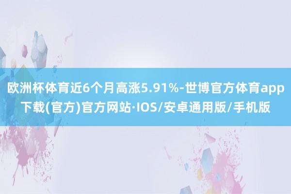 欧洲杯体育近6个月高涨5.91%-世博官方体育app下载(官方)官方网站·IOS/安卓通用版/手机版