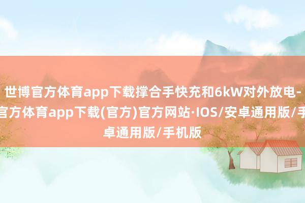 世博官方体育app下载撑合手快充和6kW对外放电-世博官方体育app下载(官方)官方网站·IOS/安卓通用版/手机版